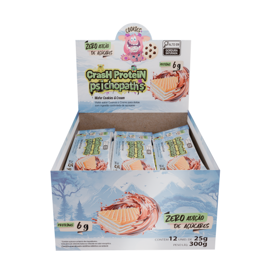 CRASH PROTEIN PSICHOPATS BAR 25G COOKIES