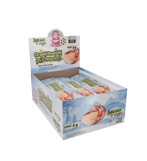 foto do produto CRASH PROTEIN PSICHOPATS BAR 25G COOKIES