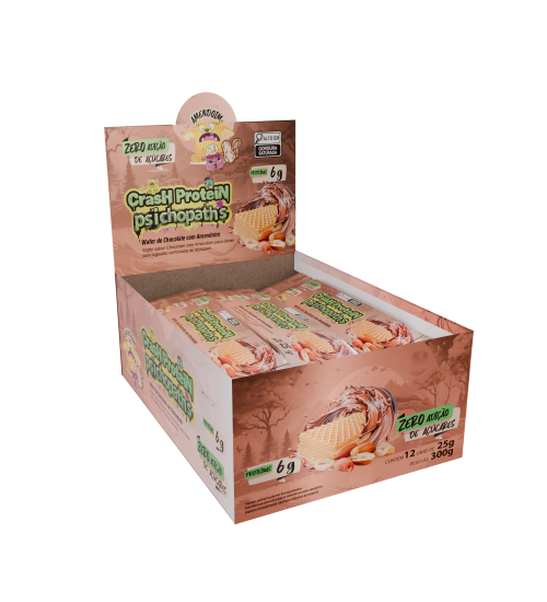 foto do produto CRASH PROTEIN PSICHOPATS BAR 25G AMENDOIN