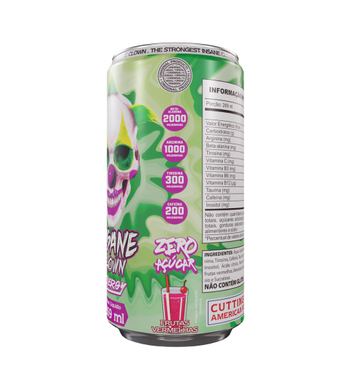 foto do produto P W - INSANE CLOWN ENERGY FRUTAS VERMELHAS - 269 ML