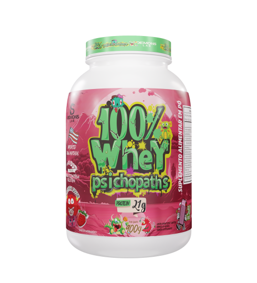 foto do produto W - 100% WHEY PSICHOPATHS - 900 G