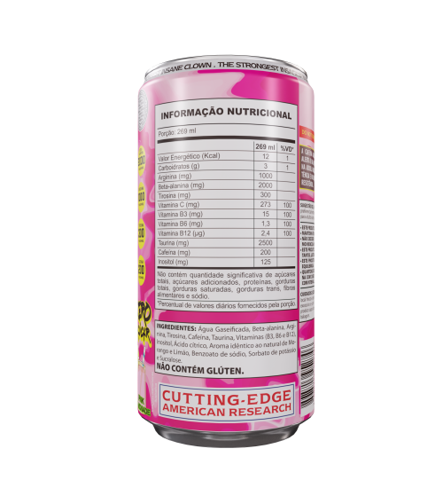 foto do produto P W - INSANE CLOWN ENERGY PINK LIMONADE - 269 ML