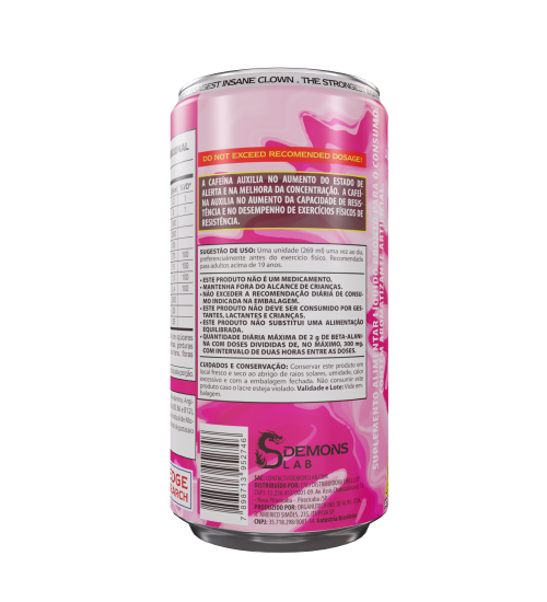 foto do produto P W - INSANE CLOWN ENERGY PINK LIMONADE - 269 ML